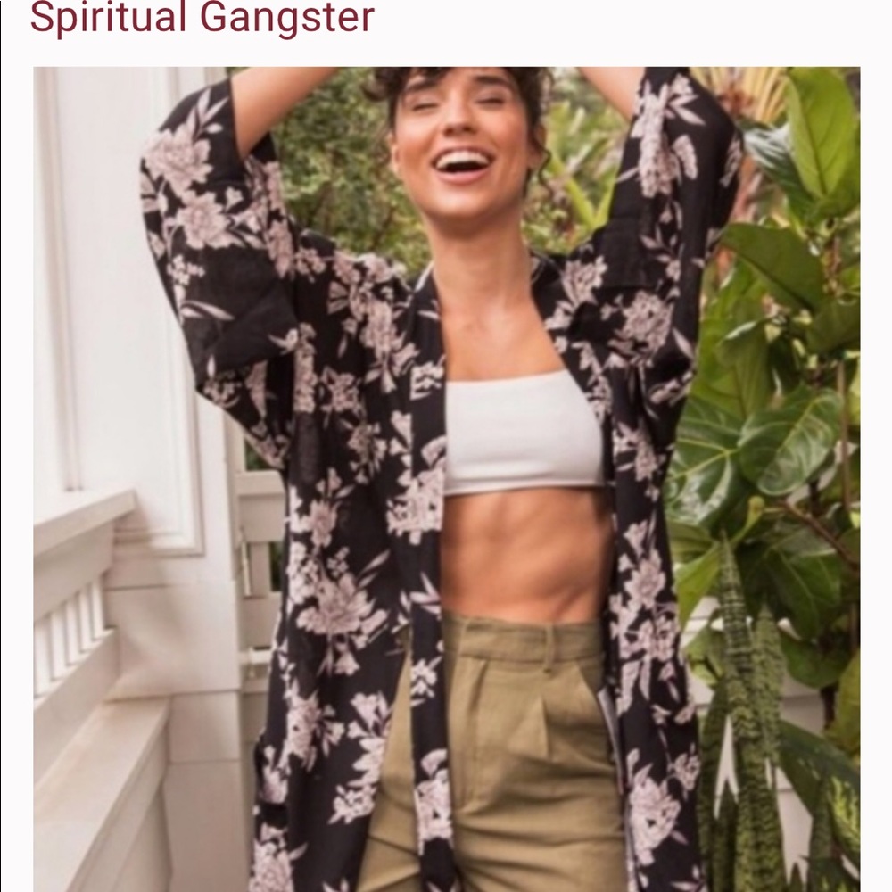 Spiritual Gangster Floral Kimono